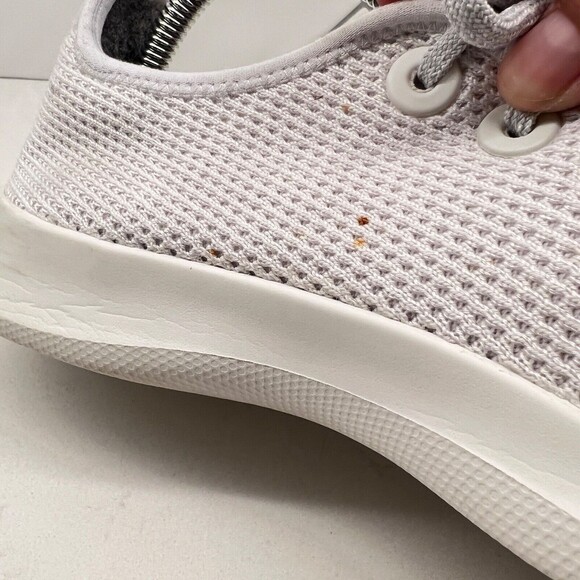 Allbirds White Tree Runners Women's Size 10 w/out Insoles - Picture 9 of 11